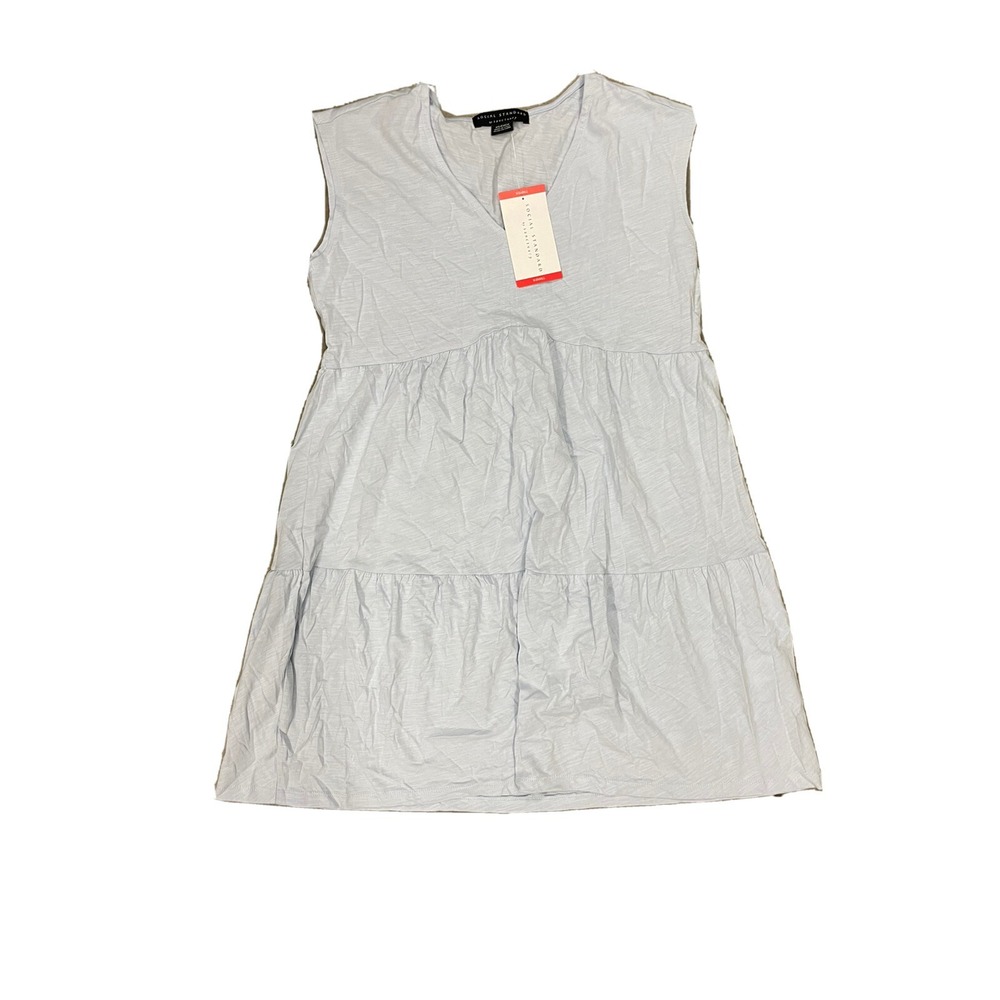 Social Standard One and Only Tee Dress Light Blue L